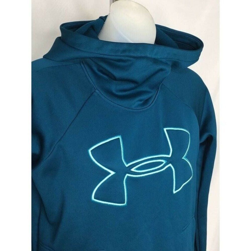 WOMENS Teal Under Armour XS loose fit hoodie pullover